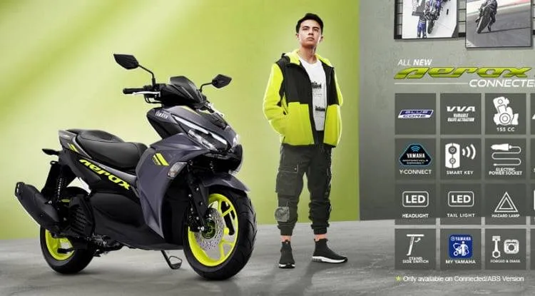 spesifikasi All New Yamaha Aerox 155 Connected