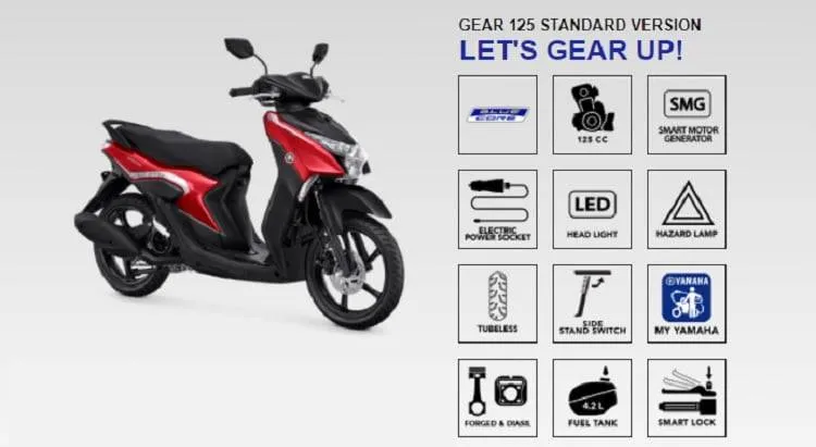 yamaha gear 125 new 2020